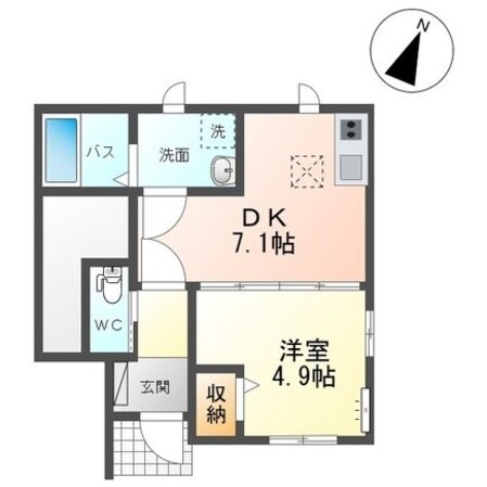 A・TテラスIIの物件間取画像